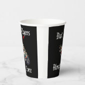 Funny Darts-spelers scoren, papierbekertjes Papieren Bekers (Rechts)