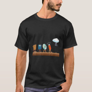 Funny Data Storage Evolution Cloud Computing Progr T-shirt