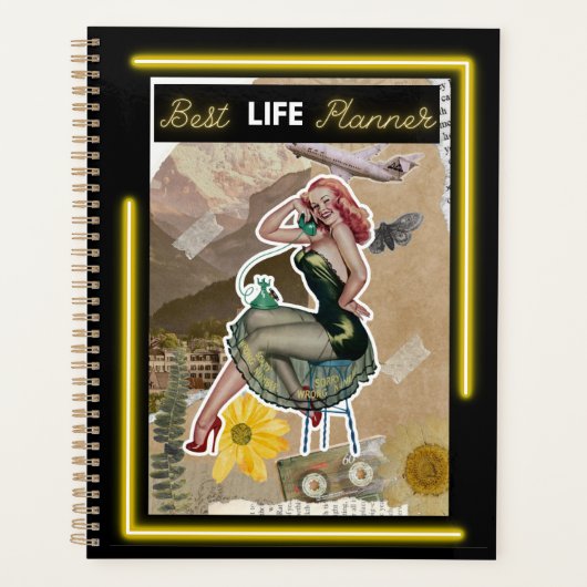 Funny Day Planner/Journal For Women Retro-Best Lif (Devant)