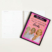 Funny Day Planner/Journal For Women Sassy-Drinks (Devant avec enveloppe)