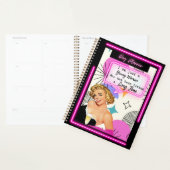 Funny Day Planner/Journal For Women Sassy-Girl (Devant avec enveloppe)