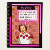 Funny Day Planner/Journal For Women Sassy-Glasses (Devant)