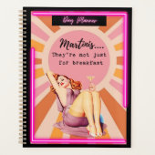 Funny Day Planner/Journal For Women Sassy-Martinis Planner (Voorkant)