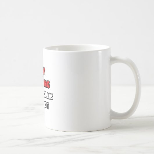 Funny Day Trader Shirten en geschenken Koffiemok (Rechts)