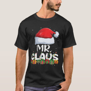 Funny de heer Santa Claus kerstpyjamas Family Matc T-shirt