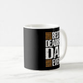 Funny Deadbeat Dad Vaderdag Gift Koffiemok (Voorkant rechts)