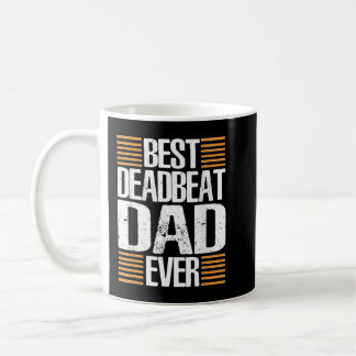 Funny Deadbeat Dad Vaderdag Gift Koffiemok