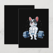 Funny Deadlift Gym Bedankkaart (Voorkant / Achterkant)