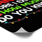 Funny Dear Santa I Can Explain Christmas For Kids Poster (Hoek)