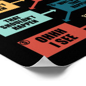 Funny Debugging Programmer Gift Coding Lover Poster (Hoek)