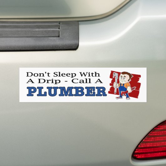 Funny decal Slaap niet met een druppeltje een lood Bumpersticker (Op auto)