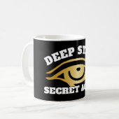 Funny "Deep State Secret Agent" Koffiemok (Voorkant links)