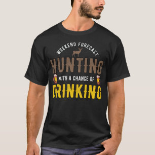 Funny Deer Hunter Hunters bulldog hondenliefhebber T-shirt