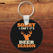 Funny Deer Hunting Gezegde Joke Sleutelhanger (Voorkant)