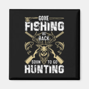 Funny Deer Hunting Gone Hunter Be Byck Gevist Magneet