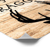 Funny Deer Hunting Hunter Poster (Hoek)