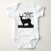 Funny Deer Hunting Season Dad Quote Romper (Voorkant)