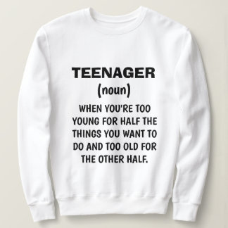 Funny "DÉFINITION DES ADOLESCENTS" Sweatshirt
