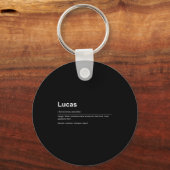 Funny Definition Quote For The Name Lucas _  Sleutelhanger (Voorkant)