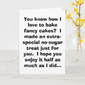 Funny Demi-pizza carte d'anniversaire (Fleur jaune)