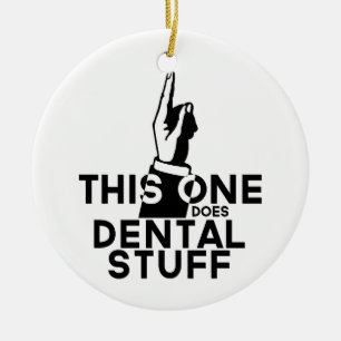 Funny Dental  - Dentist Hygienist Deze Keramisch Ornament