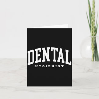 Funny Dental Hygienist Dental Assistant Hygienist Kaart