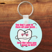 Funny Dental Hygienist Sleutelhanger (Voorkant)