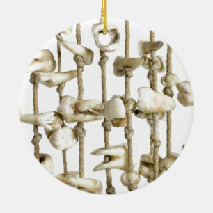 Funny Dental Photography Extracted Teeth Dentist Keramisch Ornament
