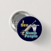 Funny Dental Professional Ronde Button 3,2 Cm (Voorkant /achterkant)