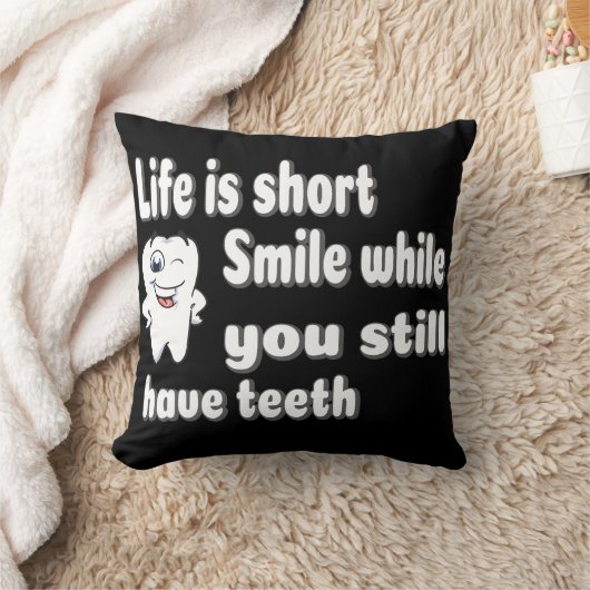 Funny Dental Quote Kussen (Deken)