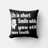 Funny Dental Quote Kussen (Voorkant)