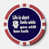 Funny Dental Quote Poker Chips (Voorkant)