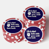 Funny Dental Quote Poker Chips (Opstapeling)