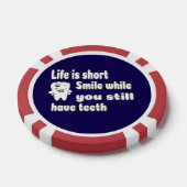 Funny Dental Quote Poker Chips (Enkel)