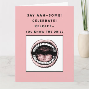 Funny Dental School Afstuderen Card Kaart