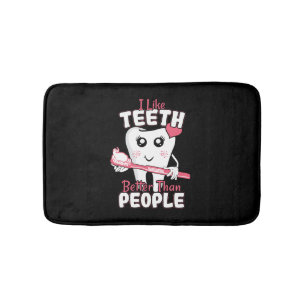 Funny Dentist - als Teeth Beter dan mensen Badmat