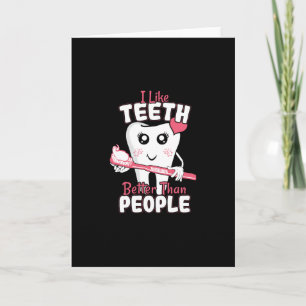 Funny Dentist - als Teeth Beter dan mensen Kaart