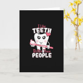 Funny Dentist - als Teeth Beter dan mensen Kaart (Gele Bloem)