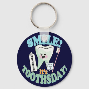 Funny Dentist Dental Hygienist Sleutelhanger