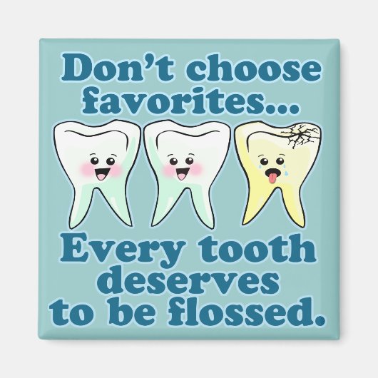 Funny Dentist Magneet (Voorkant)