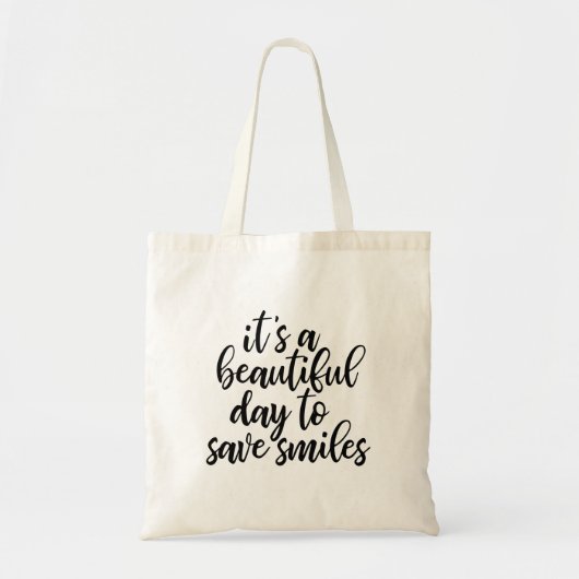 Funny Dentist Slogan Canvas tas (Voorkant)