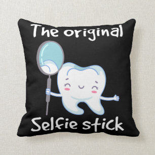Funny Dentist Tooth Humor Dental Assistant Kussen