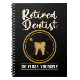 Funny Dentistry Retirement Pap mama Notitieboek