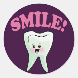 Funny Dentistry Ronde Sticker