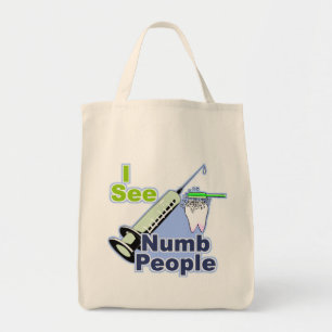 Funny Dentists en Hygienisten Tote Bag
