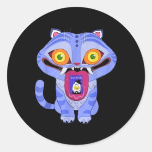 Funny Derpy officieel gelicentieerd voor mannen vr Ronde Sticker