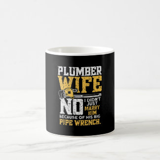 Funny Design for Plumber Wife - Plumbing Pipefitte Koffiemok