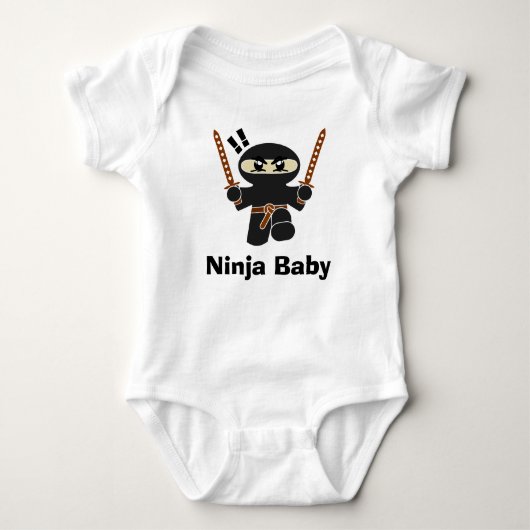 Funny Design Ninja Baby Romper (Voorkant)