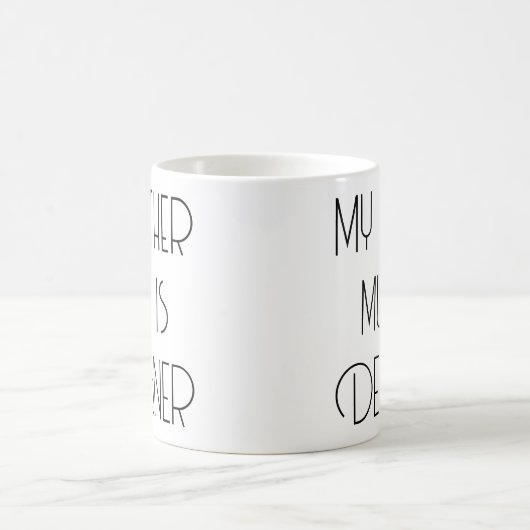 Funny Designer Bragging Rights Word Art Coffee Mok (Center)