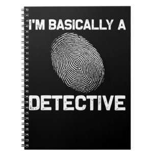 Funny Detective Crime Investigation Drama Reader Notitieboek